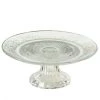 Wadiga Présentoir à Gâteau Sur Pied Rond En Verre 7,5x7,5x18cm -Chef&Sommelier-boutique presentoir a gateau sur pied rond en verre 7 5x7 5x18cm