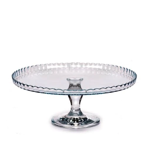 Wadiga Présentoir à Gâteau/tarte Sur Pied En Verre Transparent D32cm 3 Wadiga Présentoir à Gâteau/tarte Sur Pied En Verre Transparent D32cm
