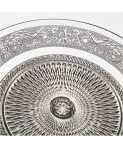 Wadiga Présentoir à Gâteau / Tarte Sur Pied Rond En Verre Romance - 25x25x8cm -Chef&Sommelier-boutique presentoir a gateau tarte sur pied rond en verre romance 25x25x8cm 2