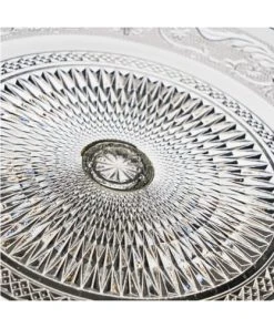 Wadiga Présentoir à Gâteau / Tarte Sur Pied Rond En Verre Romance - 25x25x8cm -Chef&Sommelier-boutique presentoir a gateau tarte sur pied rond en verre romance 25x25x8cm 3