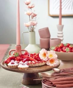 Mica Decorations Présentoir à Gâteaux En Bois Marron Foncé D30 -Chef&Sommelier-boutique presentoir a gateaux en bois marron fonce d30 2