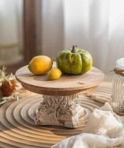 Mathi Design Présentoir De Table En Bois Blanc -Chef&Sommelier-boutique presentoir de table en bois blanc 1