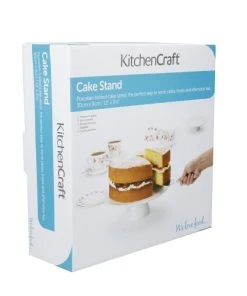 KitchenCraft Présentoire à Gateau En Procelaine - Céramique Blanc -Chef&Sommelier-boutique presentoire a gateau en procelaine ceramique blanc 2