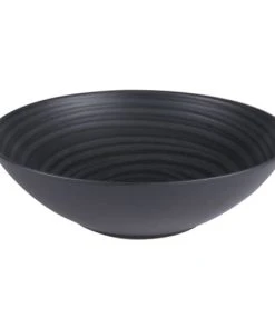 Table Passion Saladier 24 Cm En Grès Noir