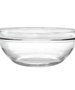 Duralex Saladier Empilable 2,4L En Verre Trempé Résistant Transparent -Chef&Sommelier-boutique saladier a punch empilable 5 8l en verre trempe resistant transparent le gigogne 2