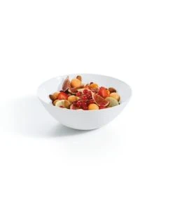 Luminarc Saladier Blanc En Verre D27cm -Chef&Sommelier-boutique saladier blanc en verre d27cm 3