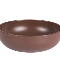 Table Passion Saladier Choco 26 Cm En Grès Marron