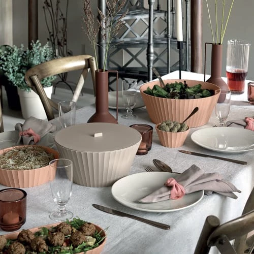 BlimPlus Saladier En Polypropylène Gris Mat Diam. 25cm 6 BlimPlus Saladier En Polypropylène Gris Mat Diam. 25cm – Image 4