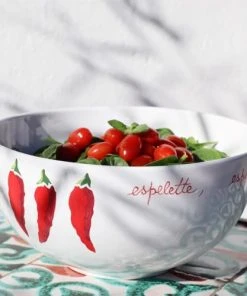 Maison Jean-Vier Saladier Faïence Blanc 28x16 Cm -Chef&Sommelier-boutique saladier faience blanc 28x16 cm 2