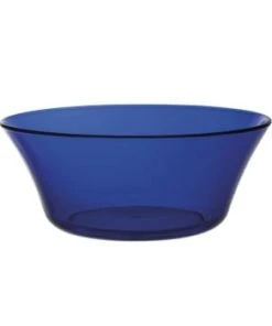 Duralex Saladier Tulipe 91 Cl En Verre Trempé Résistant Teinté Bleu Saphir -Chef&Sommelier-boutique saladier tulipe 2 2l en verre trempe resistant teinte bleu saphir lys 1