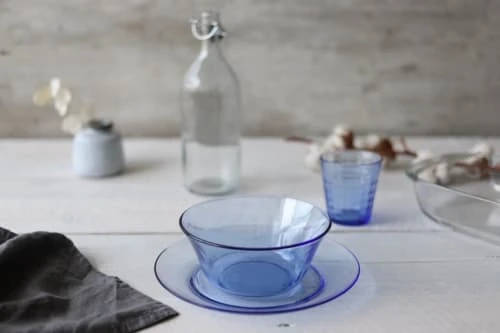 Duralex Saladier Tulipe 91 Cl En Verre Trempé Résistant Teinté Bleu Marine 5 Duralex Saladier Tulipe 91 Cl En Verre Trempé Résistant Teinté Bleu Marine – Image 3