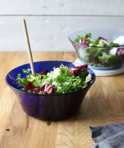 Duralex Saladier Tulipe 91 Cl En Verre Trempé Résistant Teinté Bleu Saphir -Chef&Sommelier-boutique saladier tulipe 91 cl en verre trempe resistant teinte bleu saphir 1