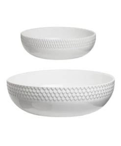 Sia Deco Saladiers Cécile En Faïence - Lot De 2