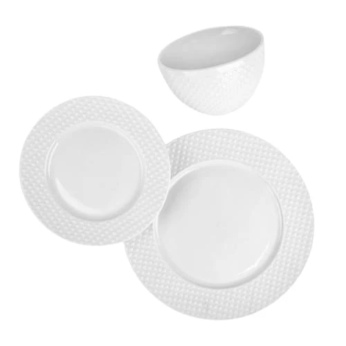 Sia Deco Service 18 Pièces Blanc 3 Sia Deco Service 18 Pièces Blanc