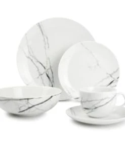 Salt & Pepper Service 20 Pièces Marble