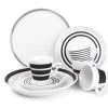 Salt & Pepper Service 20 Pièces Noir -Chef&Sommelier-boutique service 20 pieces noir