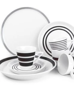 Salt & Pepper Service 20 Pièces Noir