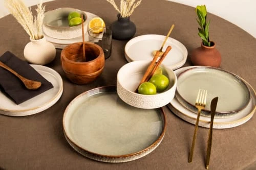 Sia Deco Service 6 Assiettes à Dessert Vert Clair 4 Sia Deco Service 6 Assiettes à Dessert Vert Clair – Image 2