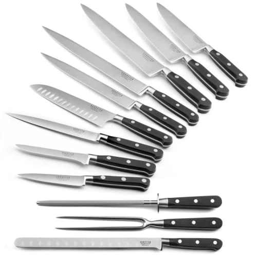 SABATIER TROMPETTE Set 12 Couteaux De Cuisine 4 SABATIER TROMPETTE Set 12 Couteaux De Cuisine – Image 2