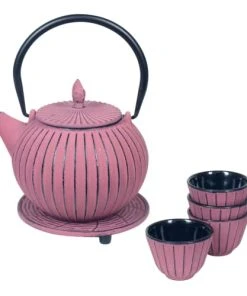 Signes Grimalt Set Cadeau Théière Japonaise Rose En Fonte 0,85L