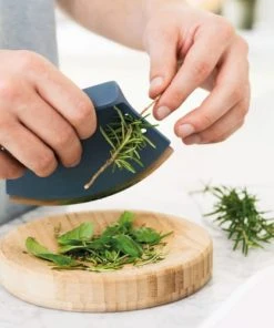 BergHOFF Set Coupe Herbes En Acier Et Bois 12 BergHOFF Set Coupe Herbes En Acier Et Bois -Chef&Sommelier-boutique set coupe herbes en acier et bois 4