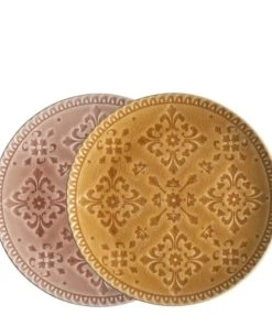 Mathilde M Set De 2 Assiettes Ă Dessert En Porcelaine D20,5cm