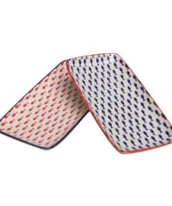 Chehoma Set De 2 Plats à Cake En Céramique Multicolore