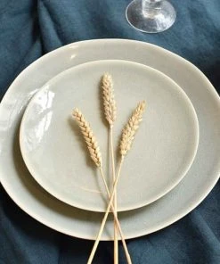 Maison Tilleul Set De 4 Assiettes à Dessert Céramique Vert -Chef&Sommelier-boutique set de 4 assiettes a dessert ceramique vert 8