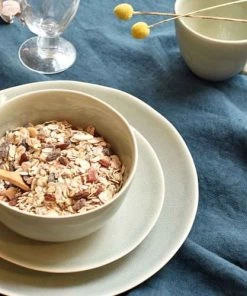 Maison Tilleul Set De 4 Assiettes à Dessert Céramique Vert -Chef&Sommelier-boutique set de 4 assiettes a dessert ceramique vert 9