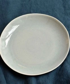 Maison Tilleul Set De 4 Assiettes Plates Céramique Vert -Chef&Sommelier-boutique set de 4 assiettes plates ceramique vert 1