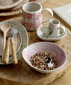 Bloomingville Set De 4 Plats De Service En Grès Multicolore -Chef&Sommelier-boutique set de 4 plats de service en gres multicolore 1