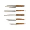 LIVOO Set De 5 Couteaux En Bois Beige -Chef&Sommelier-boutique set de 5 couteaux en bois beige