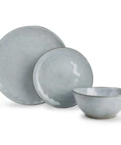 Salt & Pepper Set De Vaisselle De 12 Pièces Bleu