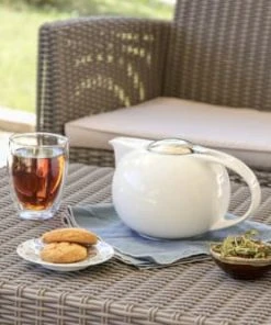 Cristel Théière 0.3L Porcelaine 10cm -Chef&Sommelier-boutique theiere 0 3l porcelaine 10cm 2