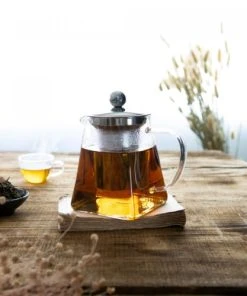 Cristel Théière 0.8L Verre Et Inox -Chef&Sommelier-boutique theiere 0 8l verre et inox 2