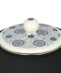 OGO Living Théière Avec Couvercle En Fonte Et Céramique 1,2L -Chef&Sommelier-boutique theiere avec couvercle en fonte et ceramique 1 2l 1