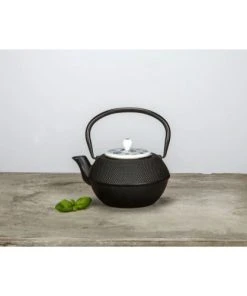 OGO Living Théière Avec Couvercle En Fonte Et Céramique 1,2L -Chef&Sommelier-boutique theiere avec couvercle en fonte et ceramique 1 2l 3