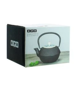 OGO Living Théière Avec Couvercle En Fonte Et Céramique 1,2L -Chef&Sommelier-boutique theiere avec couvercle en fonte et ceramique 1 2l 4