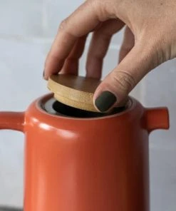 OGO Living Théière Avec Couvercle En Grès Et Bois 900 Ml -Chef&Sommelier-boutique theiere avec couvercle en gres et bois 900 ml 14
