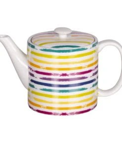 Little Marcel Théière Avec Son Filtre En Inox 0,7 L En Porcelaine Multicolore