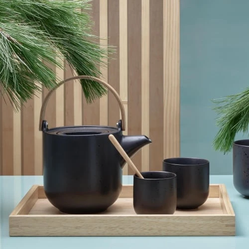 ASA SELECTION Théière Coppa Kuro En Céramique Et Bois 1L 5 ASA SELECTION Théière Coppa Kuro En Céramique Et Bois 1L – Image 3