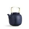 Kähler Design Théière En Céramique Indigo 1,2L -Chef&Sommelier-boutique theiere en ceramique indigo 1 2l