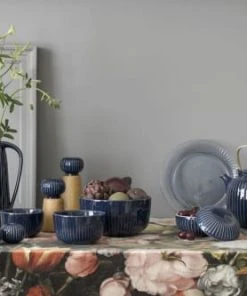 Kähler Design Théière En Céramique Indigo 1,2L -Chef&Sommelier-boutique theiere en ceramique indigo 1 2l 3