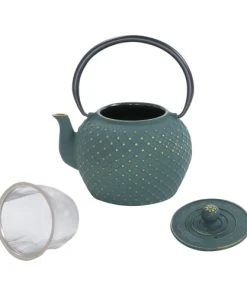 Table Passion Théière En Fonte 1,2 L Vert -Chef&Sommelier-boutique theiere en fonte 1 2 l vert 1