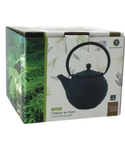 Novastyl Théière En Fonte Bleue 1L -Chef&Sommelier-boutique theiere en fonte bleue 1l 1