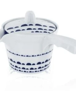 Aromandise Théière En Porcelaine Et Filtre Inox 0,25L