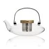 OGO Living Théière En Verre Borosilicate Avec Couvercle En Acacia 500 Ml -Chef&Sommelier-boutique theiere en verre borosilicate avec couvercle en acacia 500 ml