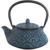 Signes Grimalt Théière Japonaise Bleue En Fonte 0,8L 1 Signes Grimalt Théière Japonaise Bleue En Fonte 0,8L -Chef&Sommelier-boutique theiere japonaise bleue en fonte 0 8l