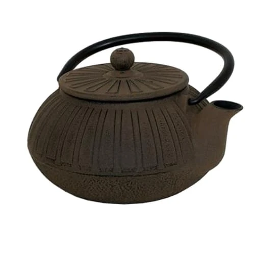 Faye Théière Japonaise Marron En Fonte 0,6L 3 Faye Théière Japonaise Marron En Fonte 0,6L