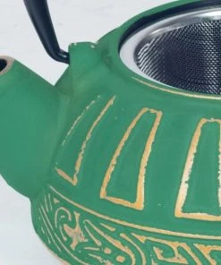 Signes Grimalt Théière Japonaise Verte En Fonte 0,8L -Chef&Sommelier-boutique theiere japonaise verte en fonte 0 8l 1
